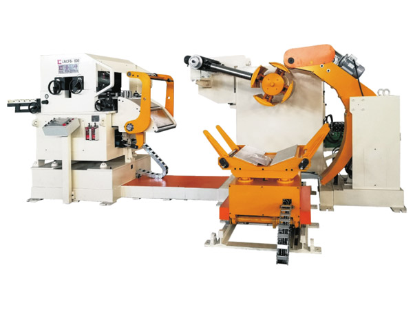 三(sān)機一體高配(pei)型精密型料(liào)架矯直送料(liào)機