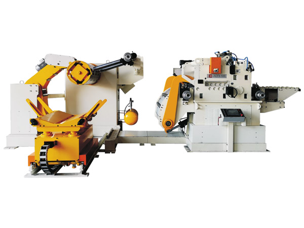 三機一體NC高(gāo)配型精密料(liao)架矯直送料(liào)機